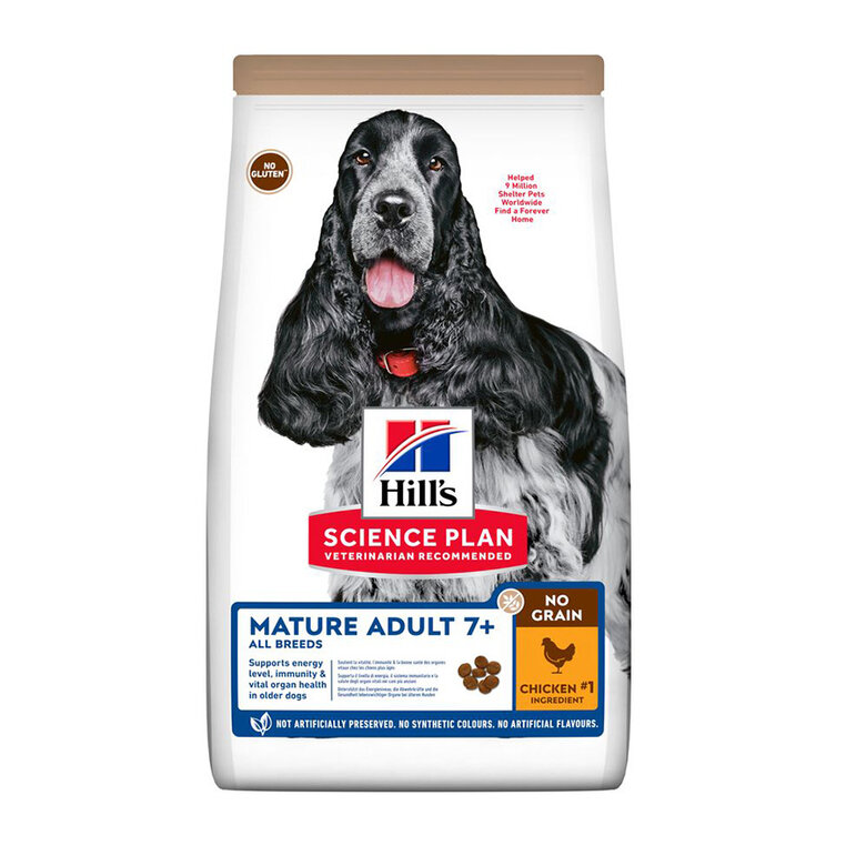 Hill's Science Plan No Grain Mature Medium Pollo image number null